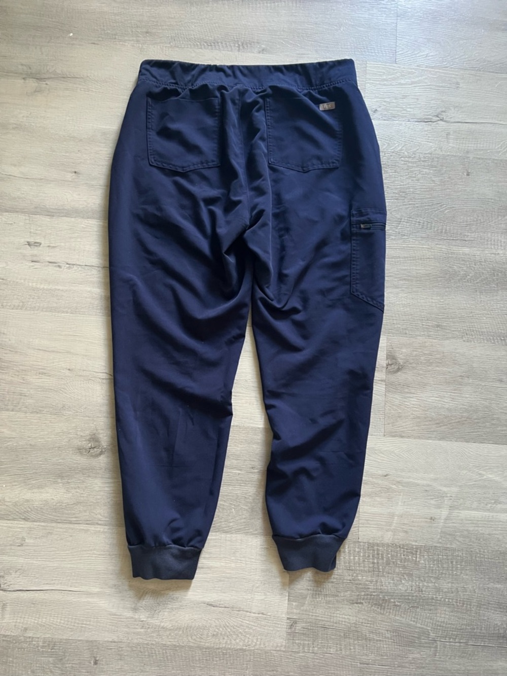 Figs Navy Drawstring Joggers Scrub Pants - Picture 5 of 5